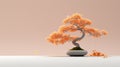 Tulip Bonsai Tree: Belgian Witbier Minimalist Desktop Wallpaper In Hd