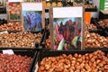 Tulip bulbs at the Singel Flower market in Amsterdam, Netherlands