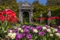 Tulips at Arundel Castle Gardens in West Sussex, UK Royalty Free Stock Photo