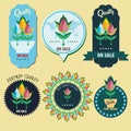 Tulips flower labels