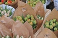 Tulips sale on easter sunday in Copenhagen Denamrk Royalty Free Stock Photo