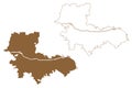 Tulln an der Donau district (Republic of Austria or Ãâsterreich, Lower Austria or NiederÃÂ¶sterreich state)