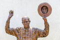 Tulsa OK USA - Bronze sculpture from actual photograph taken during Race Massacre of 1921 standing in Reconciliation