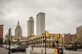 Tulsa oklahoma city skyline Royalty Free Stock Photo