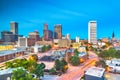 Tulsa, Oklahoma, USA downtown city skyline Royalty Free Stock Photo