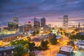 Tulsa, Oklahoma, USA Downtown City Skyline Royalty Free Stock Photo