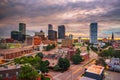 Tulsa, Oklahoma, USA Skyline Royalty Free Stock Photo