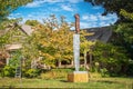 Tulsa USA Local Tulsa resturant owner erects giant sculpture of knife in front yard of home much to neighbors distress