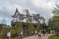 Sneak Peak of the Gatherning Place - Unique community riverfront park - People up on the Boathouse deck and oth