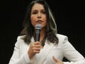 Tulsi Gabbard speaks at the Nashua Public Library