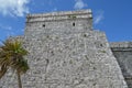 Tulum Structure Mayan Ruin Temple Foundation Royalty Free Stock Photo