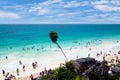Tulum Beach, Mayan Riviera, Mexico Royalty Free Stock Photo