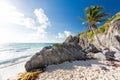 Tulum beach, Mexico Royalty Free Stock Photo