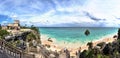 Tulum Beach Panorama, Mayan Riviera, Mexico