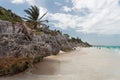 Tulum Beach Yucatan Mexico Royalty Free Stock Photo