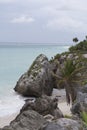 Tulum Caribbean Sea Royalty Free Stock Photo