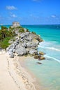 Tulum coastline, Mexico Royalty Free Stock Photo