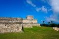 Tulum Mayan city ruins in Riviera Maya Royalty Free Stock Photo