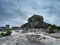 Tulum Mayan temple Royalty Free Stock Photo