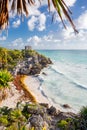 Tulum, Mexico. Turtle beach. Royalty Free Stock Photo