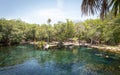 Cenote Corazon del Paraiso swimming area