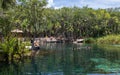 Cenote Corazon del Paraiso swimming waters