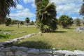 Tulum Structure Mayan Ruin Temple Foundation Royalty Free Stock Photo