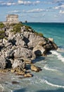 Tulum temple Royalty Free Stock Photo