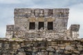 Tulum Temple Yucatan Mexico Royalty Free Stock Photo