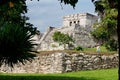 Tulum Temple Yucatan Mexico Royalty Free Stock Photo