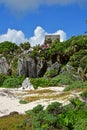 Tulum; United Mexican State - may 20 2018 : pre Columbian site