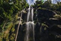 Tumalog Falls, a beautiful waterfall in Oslob, Cebu Royalty Free Stock Photo