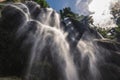 Tumalog Falls, a beautiful waterfall in Oslob, Cebu Royalty Free Stock Photo