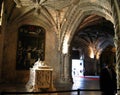 Tumba de Luis de Camoens, Monasterio de los JerÃÂ³nimos, Lisboa Royalty Free Stock Photo