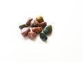 Tumbled jasper stones for crystal therapy treatments and reiki d