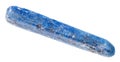 Tumbled kyanite crystal isolated on white