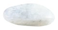 Tumbled moonstone adular stone isolated