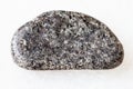 Tumbled Peridotite stone with Phlogopite on white Royalty Free Stock Photo