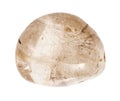 tumbled Rutilated quartz (hairworm quartz Royalty Free Stock Photo