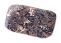 tumbled spreusteined Urtite stone on white Royalty Free Stock Photo
