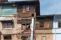 Tumbledown Housing in a Poverty Stricken Section of Bangkok