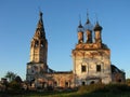 Tumbledown orthodox church