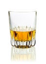 Tumbler of whisky or brandy Royalty Free Stock Photo