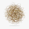 Tumbleweed vector western plant . Royalty Free Stock Photo