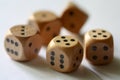 Tumbling dice Royalty Free Stock Photo