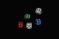 Tumbling Dice Royalty Free Stock Photo