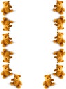 Tumbling teddies Royalty Free Stock Photo