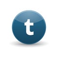 Tumblr icon, simple style
