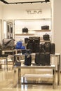 TUMI bags on display at store in Raffles City, Singapore