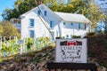 The Tumlin House, a restored 1880s farmhouse with a vineyard on the property, a popular events venue in Dahlonega, Georgia Royalty Free Stock Photo